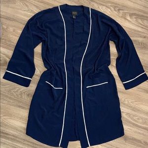 Navy kimono robe Forever 21